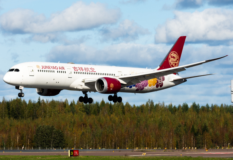 Photo of B209R - Juneyao Airlines Boeing 787-9 at HEL on AeroXplorer Aviation Database