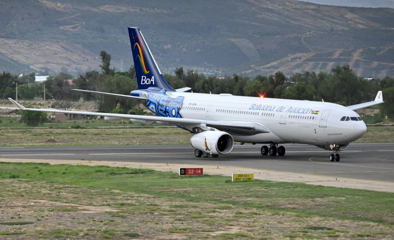 Photo of CP-3208 -  Boliviana de Aviación Airbus A330-200 at CBB on AeroXplorer Aviation Database