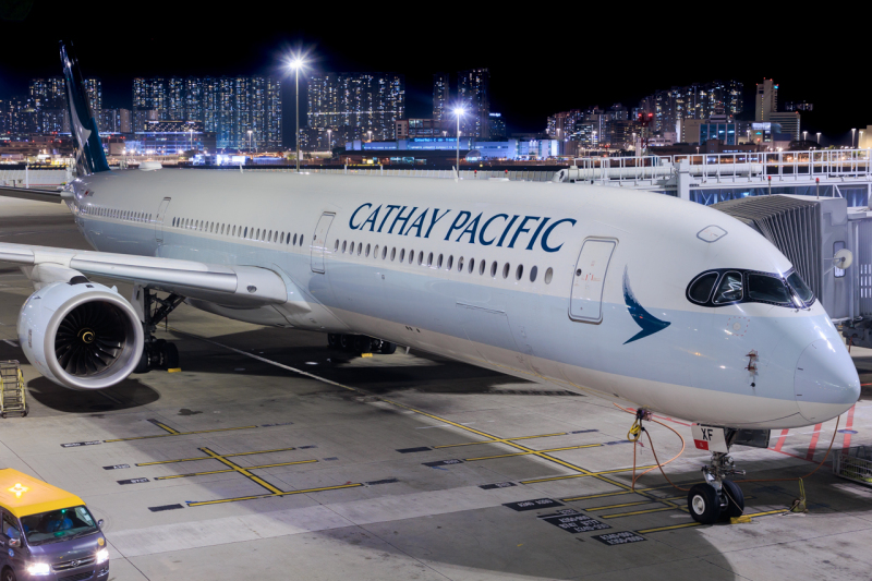 Photo of B-LXF - Cathay Pacific Airbus A350-1000 at HKG on AeroXplorer Aviation Database