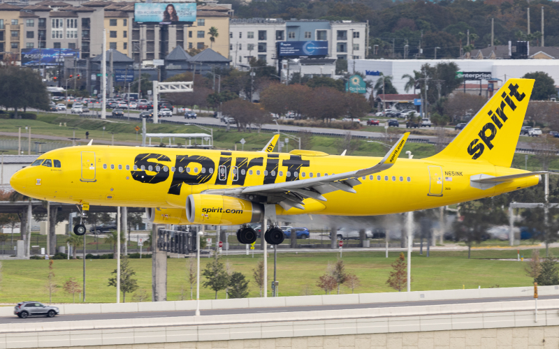 Photo of N651NK - Spirit Airlines Airbus A320 at TPA on AeroXplorer Aviation Database