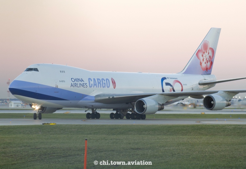 Photo of B-18701 - China Airlines Cargo Boeing 747-400F at ORD on AeroXplorer Aviation Database