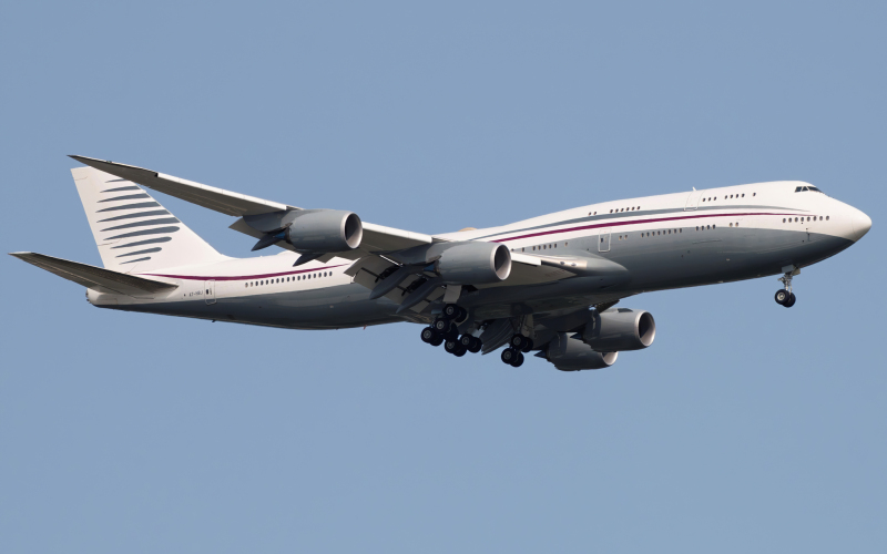 Photo of A7-HBJ - Qatar Amiri Flight Boeing 747-8i at IAD on AeroXplorer Aviation Database