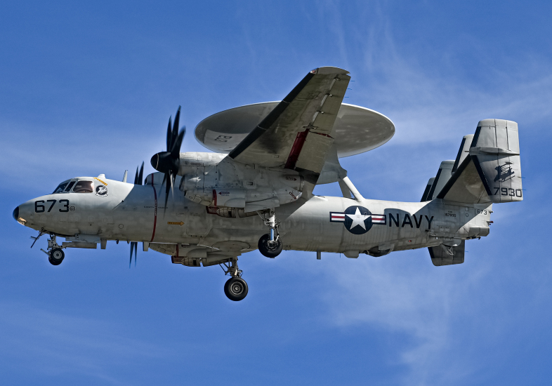 Photo of 167930 - USN - United States Navy Grumman E-2 Hawkeye at NZY on AeroXplorer Aviation Database