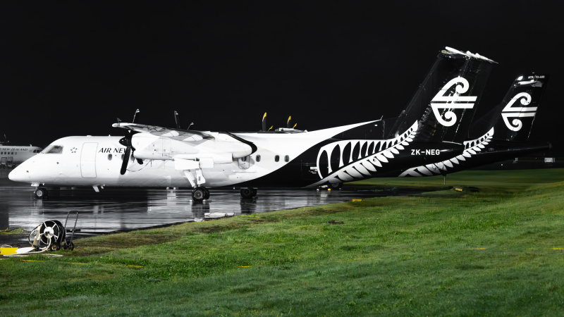 Photo of ZK-NEG - Air New Zealand De Havilland Dash-8 q300 at CHC on AeroXplorer Aviation Database