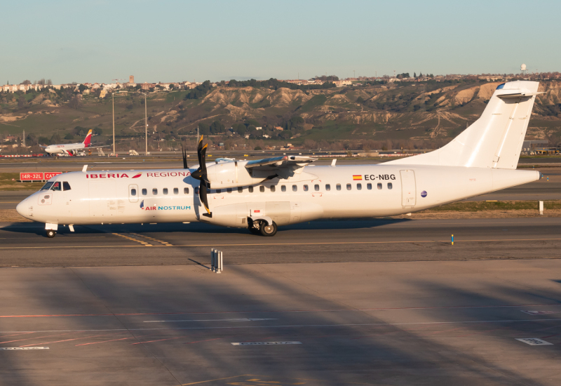Photo of EC-NBG - Air Nostrum ATR 72-600 at MAD on AeroXplorer Aviation Database