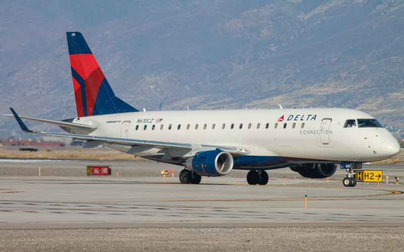 Photo of N610CZ - Delta Connection Embraer E175 at SLC on AeroXplorer Aviation Database