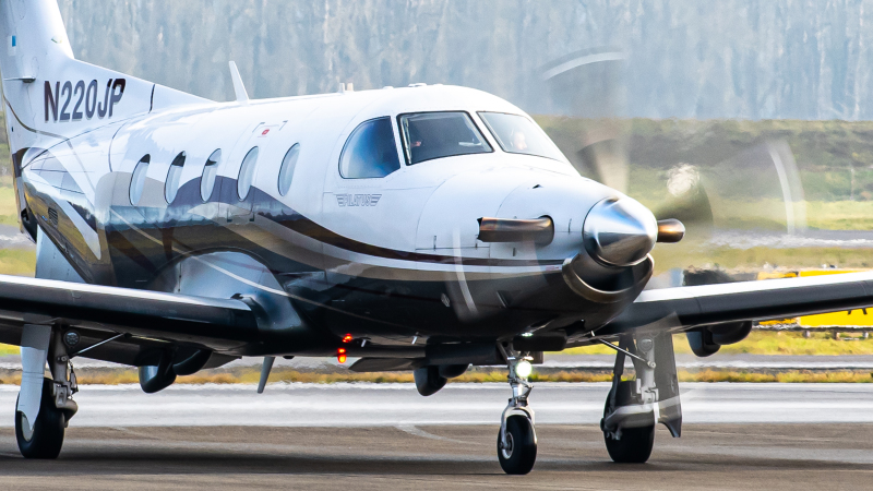 Photo of N220JP - Boutique Air Pilatus PC-12 at PDX on AeroXplorer Aviation Database