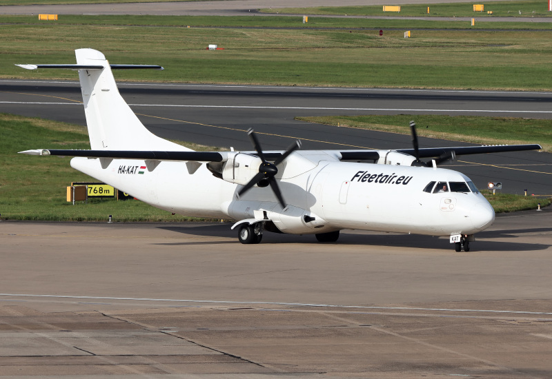 Photo of HA-KAT - Fleet Air International ATR 72-200F at BHX on AeroXplorer Aviation Database