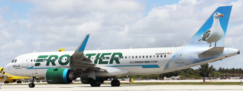 Photo of N350FR - Frontier Airlines Airbus A320NEO at FLL on AeroXplorer Aviation Database