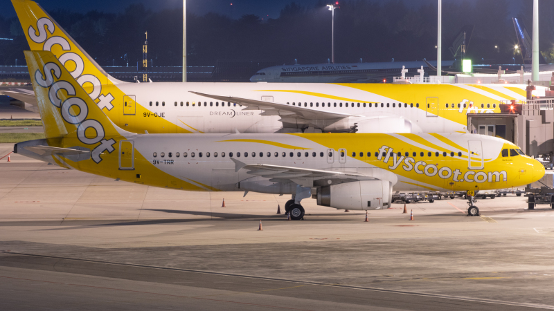 Photo of 9iV-TRR - Scoot Airbus A320-200 at SIN on AeroXplorer Aviation Database