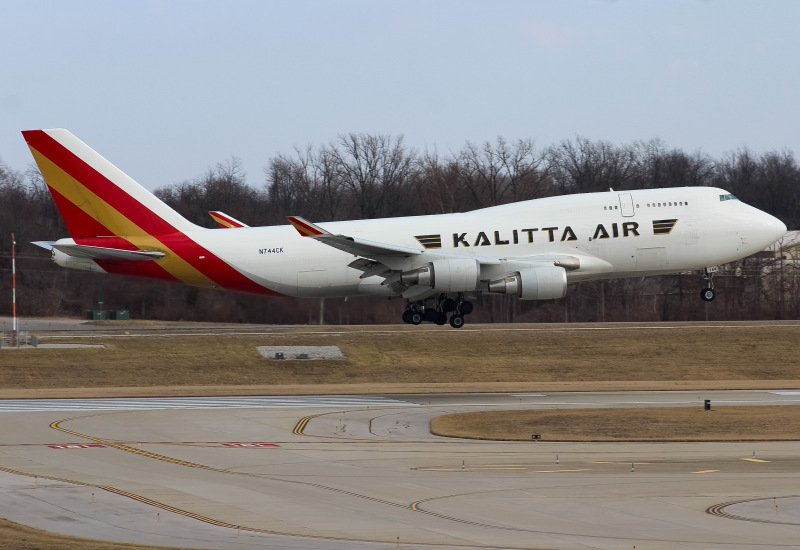 Photo of N744CK - KALITTA AIR  Boeing 747-400 BCF at CVG on AeroXplorer Aviation Database