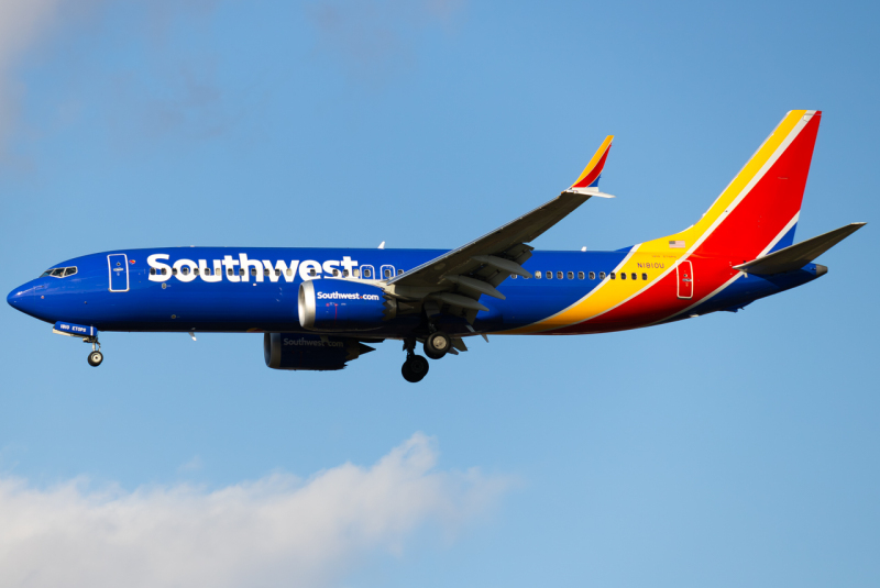 Photo of N1810U - Southwest Airlines Boeing 737 MAX 8 at PIT on AeroXplorer Aviation Database