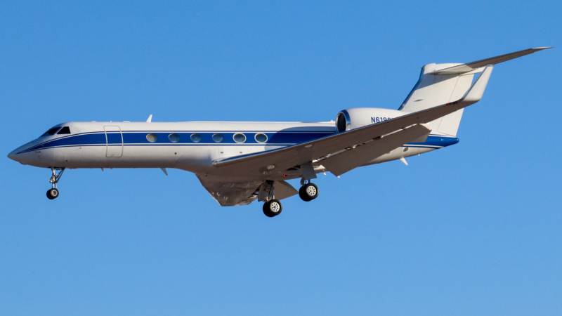 Photo of N619GV - PRIVATE Gulfstream G550 at LAS on AeroXplorer Aviation Database