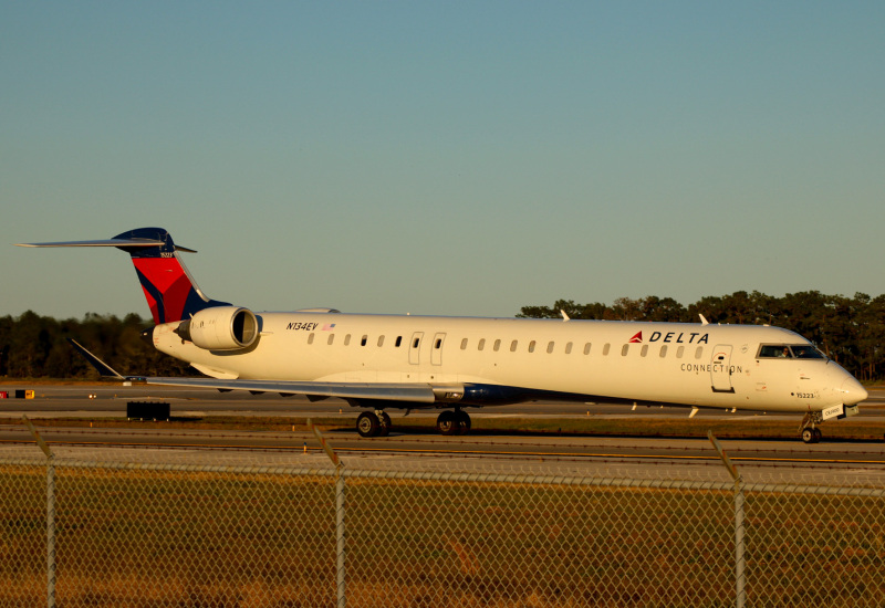 Photo of N134EV - Delta Airlines Mitsubishi CRJ-900 at MCO on AeroXplorer Aviation Database