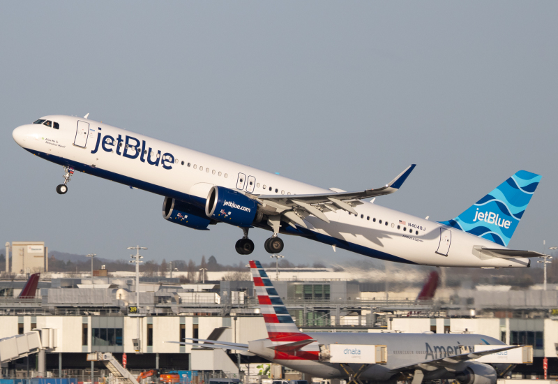 Photo of N4048J - JetBlue Airways Airbus A321XLR at LHR on AeroXplorer Aviation Database