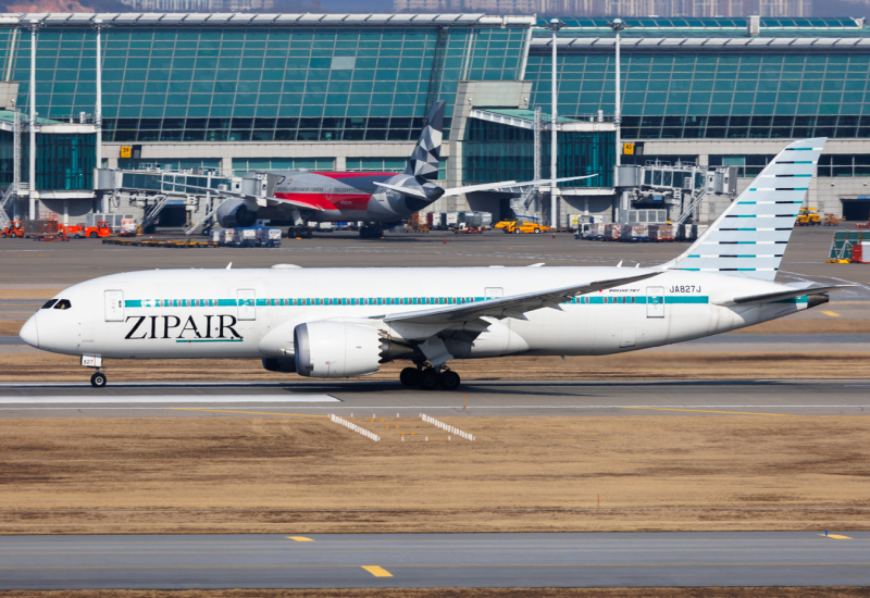 Photo of JA827J - Zipair Boeing 787-8 at ICN on AeroXplorer Aviation Database