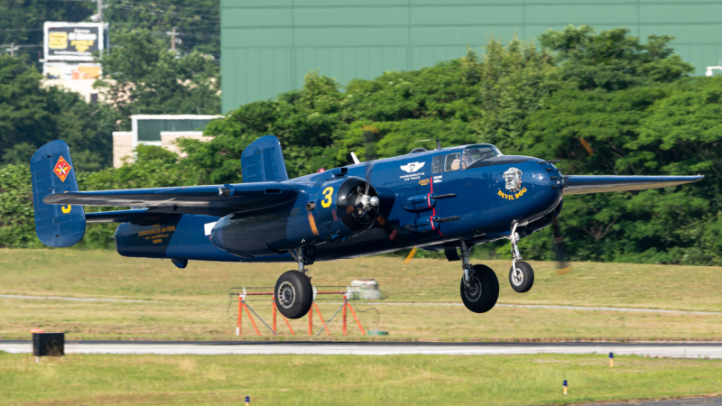 Photo of N9643C - Commemorative Air Force  North American B-25 Mitchell at PDK on AeroXplorer Aviation Database