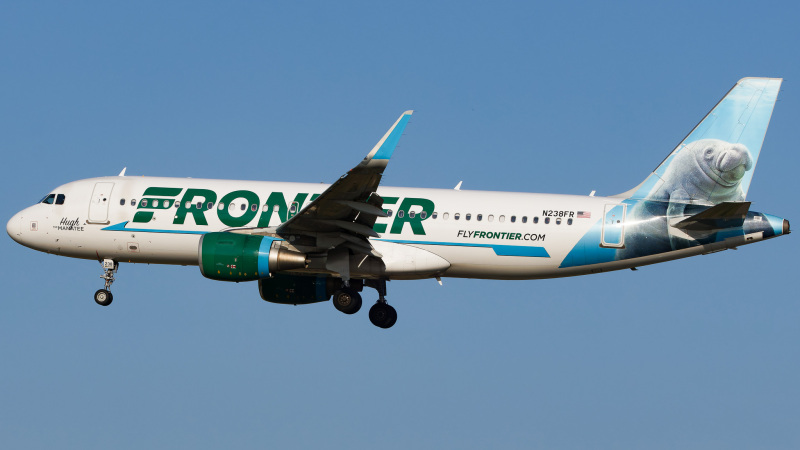 Photo of N238FR - Frontier Airlines Airbus A320 at TPA on AeroXplorer Aviation Database