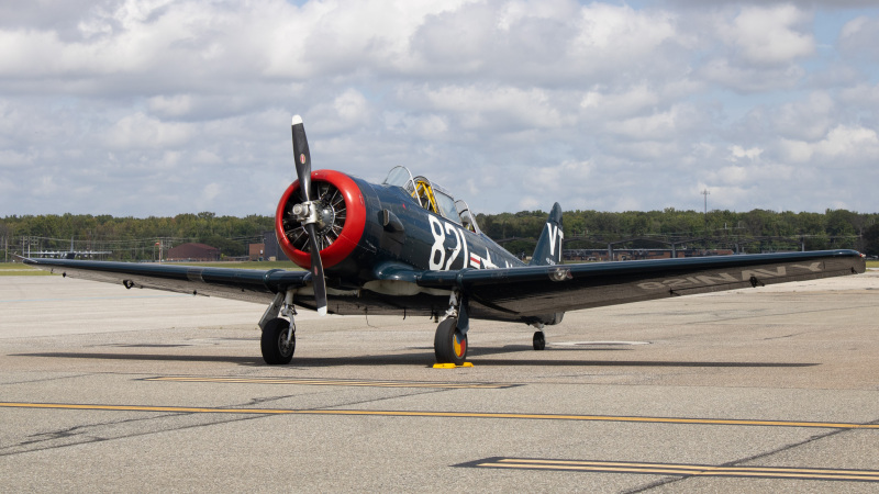 Photo of N66JB - PRIVATE North American T-6 Texan at MTN on AeroXplorer Aviation Database