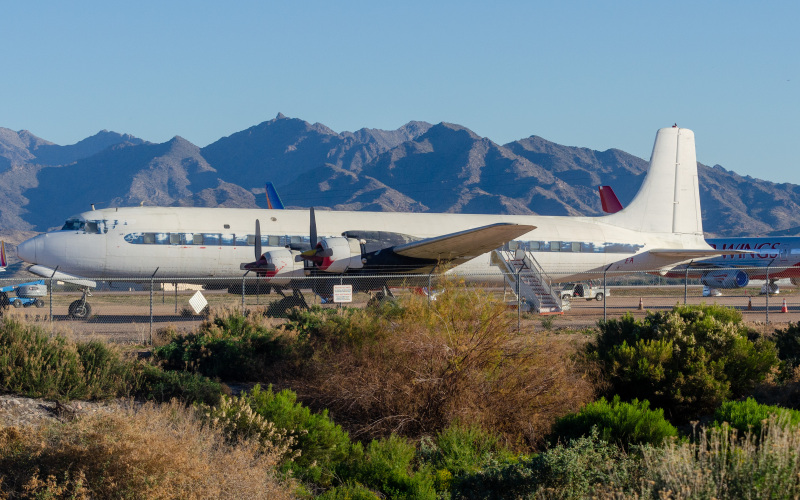 Photo of N777EA - PRIVATE Douglas DC-7 at GYR on AeroXplorer Aviation Database
