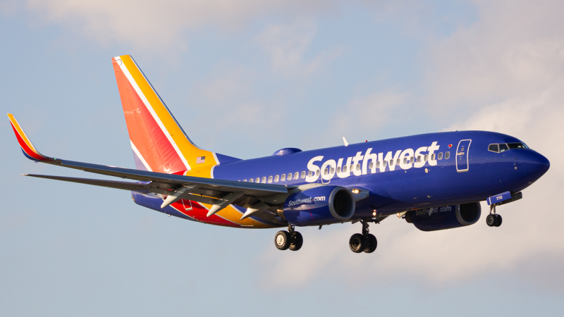 Photo of N7713A - Southwest Airlines Boeing 737-700 at MIA on AeroXplorer Aviation Database