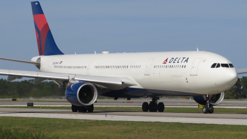 Photo of N820NW - Delta Airlines Airbus A330-300 at MCO on AeroXplorer Aviation Database