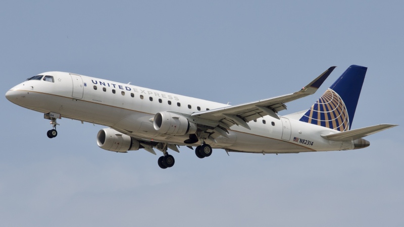 Photo of N82314 - United Express Embraer E175 at IAH on AeroXplorer Aviation Database