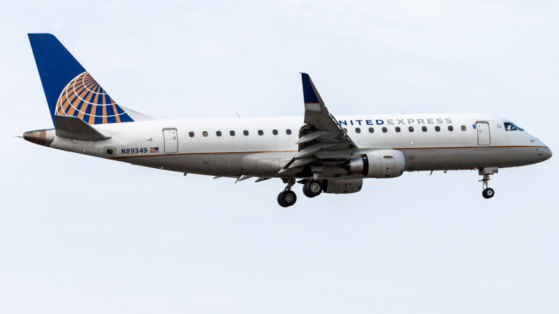 Photo of N89349 - United Express Embraer E175 at IAH on AeroXplorer Aviation Database