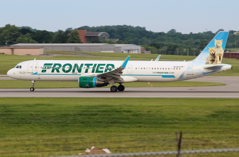Photo of N721FR - Frontier Airlines Airbus A321-200 at CVG on AeroXplorer Aviation Database