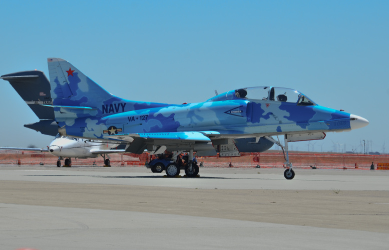 Photo of N128TA - PRIVATE Douglas A-4 Skyhawk at SUU on AeroXplorer Aviation Database