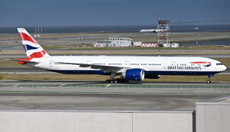 Photo of G-STBN - British Airways Boeing 777-300ER at SFO on AeroXplorer Aviation Database