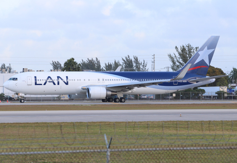 Photo of CC-BDB - Latam Cargo Boeing 767-300ER at MIA on AeroXplorer Aviation Database