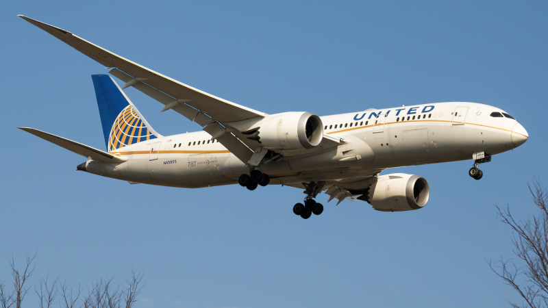 Photo of N45905 - United Airlines Boeing 787-8 at IAD on AeroXplorer Aviation Database