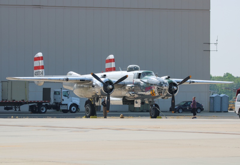 Photo of N9079Z - PRIVATE  North American B-25 Mitchell at WRI on AeroXplorer Aviation Database