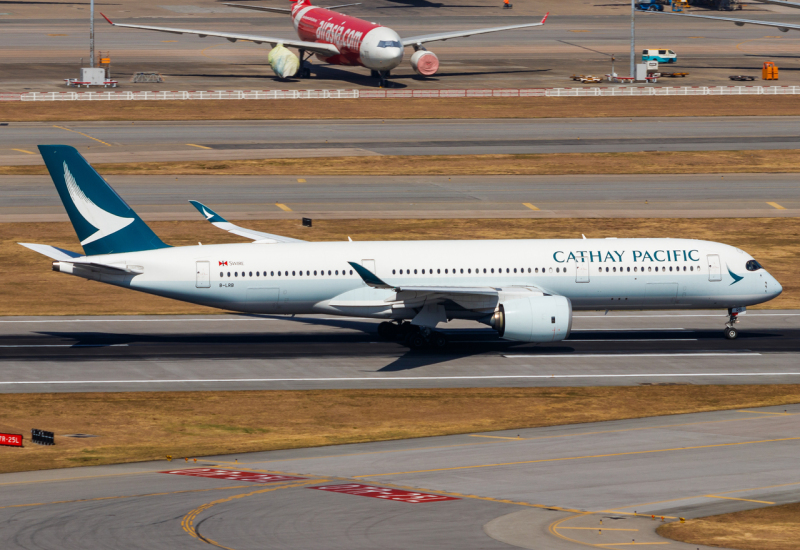 Photo of B-LRB - Cathay Pacific Airbus A350-900 at HKG on AeroXplorer Aviation Database