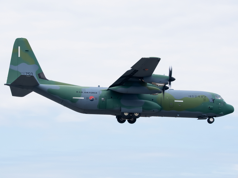 Photo of 45-750 - ROKAF Lockheed C-130J-30 Hercules at PUS on AeroXplorer Aviation Database