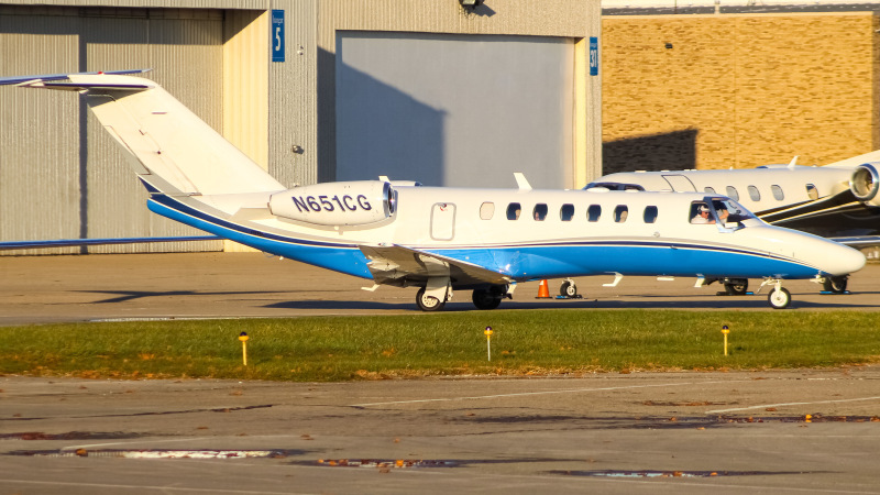 Photo of N561CG - PRIVATE  Cessna citation 525 at LUK on AeroXplorer Aviation Database