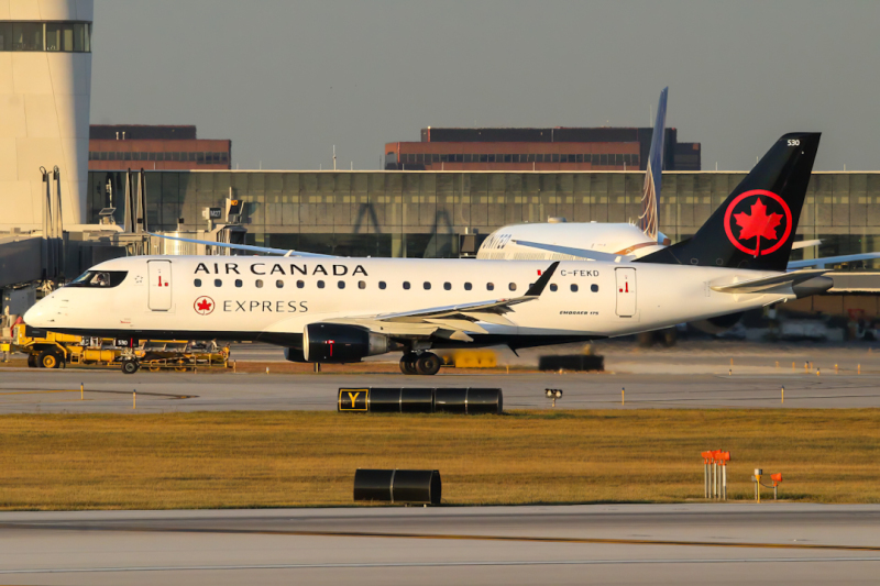 Photo of C-FEKD - Air Canada Express Embraer E175 at ORD on AeroXplorer Aviation Database