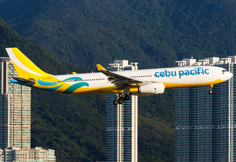 Photo of RP-C3348 - Cebu Pacific Airbus A330-300 at HKG on AeroXplorer Aviation Database
