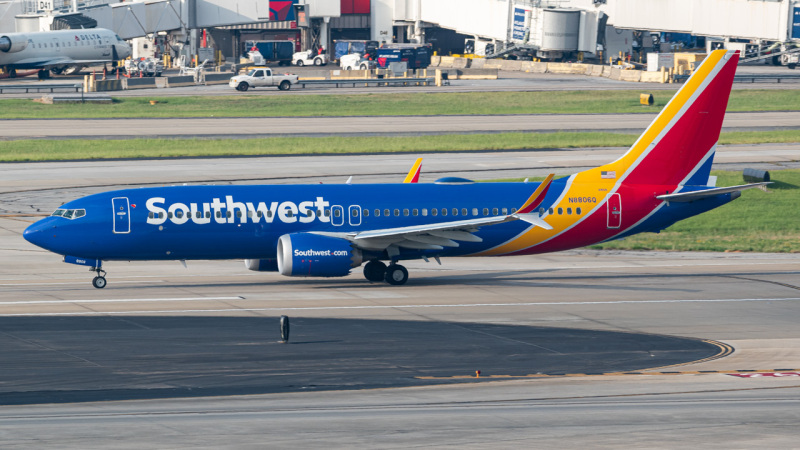 Photo of N8806Q - Southwest Airlines Boeing 737 MAX 8 at ATL on AeroXplorer Aviation Database