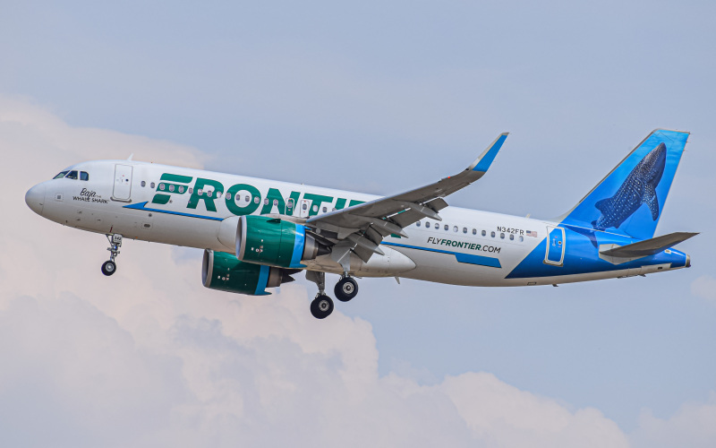 Photo of N342FR - Frontier Airlines Airbus A320NEO at DEN on AeroXplorer Aviation Database