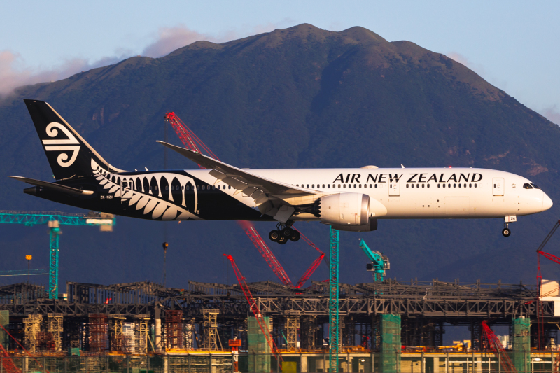 Photo of ZK-NZH - Air New Zealand Boeing 787-9 at HKG on AeroXplorer Aviation Database