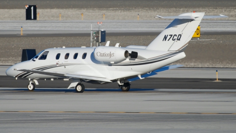 Photo of N7CQ - PRIVATE Cessna 525 CitationJet at RNO on AeroXplorer Aviation Database