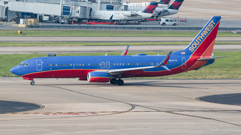Photo of N8627B - Southwest Airlines Boeing 737-800 at ATL on AeroXplorer Aviation Database