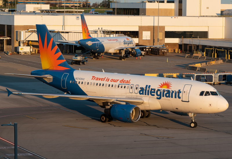 Photo of N310NV - Allegiant Air Airbus A319 at CVG on AeroXplorer Aviation Database