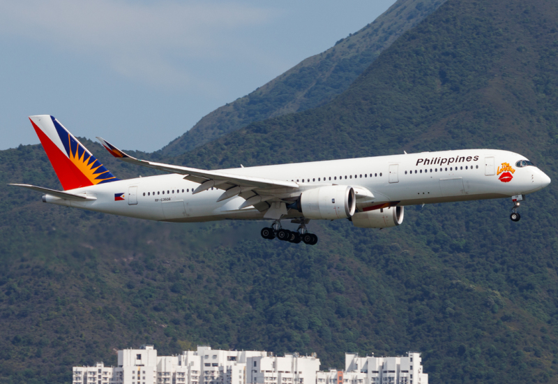 Photo of RP-C3508 - Philippine Airlines Airbus A350-900 at HKG on AeroXplorer Aviation Database