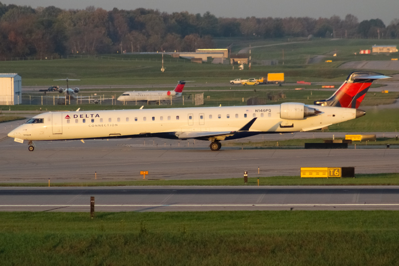 Photo of N146PQ - Delta Connection Mitsubishi CRJ-900 at CVG on AeroXplorer Aviation Database