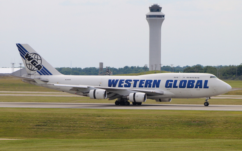 Photo of N344KD - Western Global Airlines Boeing 747-400F at CVG on AeroXplorer Aviation Database