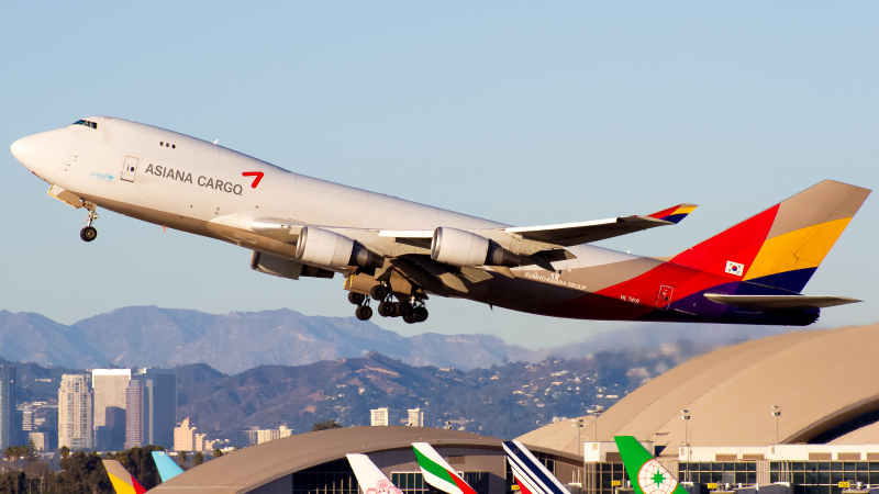 Photo of HL7419 - Asiana Cargo Boeing 747-400F at LAX on AeroXplorer Aviation Database