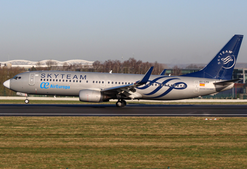 Photo of EC-LPQ - Air Europa Boeing 737-800 at BRU on AeroXplorer Aviation Database